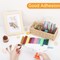 Glitter Color Hot Glue Sticks, 48 PCS Full Size Hot Melt Gluing Sticks Colored, Craft Adhesive Waxing Sticks Bulk for Cards, Sealing, Decoration, Art, DIY, Stamp, 0.43" Dia x 4" Long